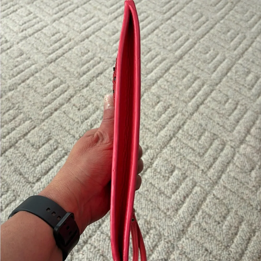 Kate Spade On Purpose Strawberry Mini Leather Wristlet -UVRU0191 - Picture 8 of 11